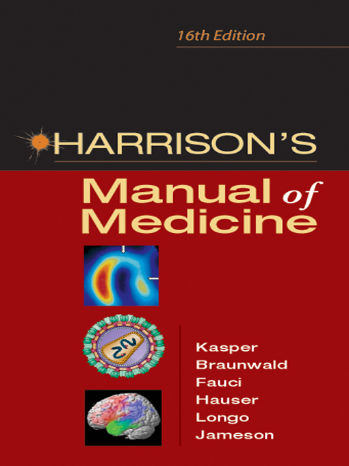 Title details for Harrison's Manual of Medicine by Dennis L. Kasper - Available